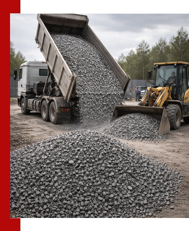 Доставка и продажа щебня гранитного в Солнечногорске