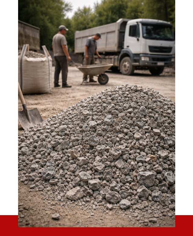 Гранитный щебень фракция 20-40 в Солнечногорске от 3331 руб. ПРОНЕРУДСлн