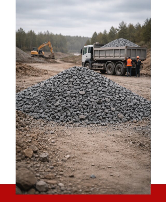 Щебень габбро диабаз фракция 40-70 в Солнечногорске от 2290 р-ПРОНЕРУДСлн