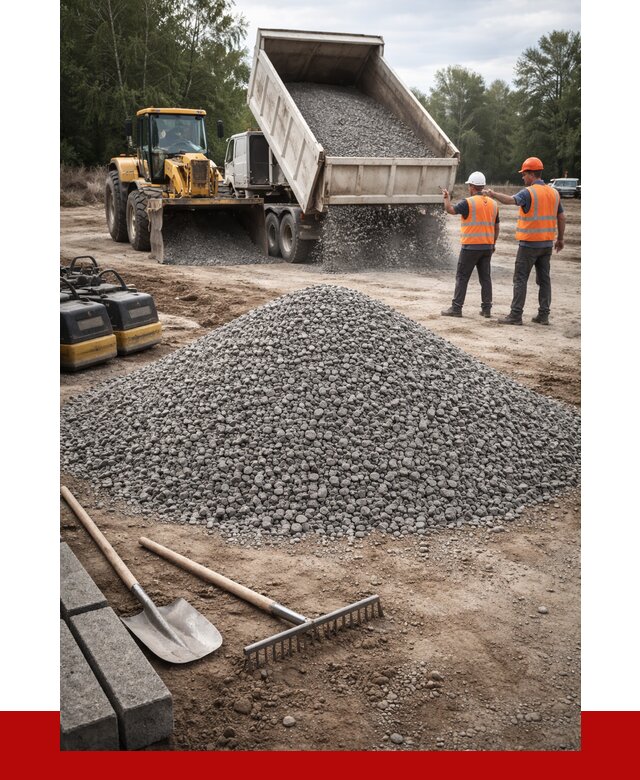 Гравийный щебень купить в Солнечногорске от 2290 р. ПРОНЕРУДСлн
