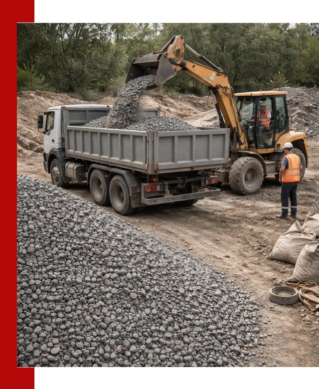Доставка гравийного щебня в Солнечногорске оптом и в розницу