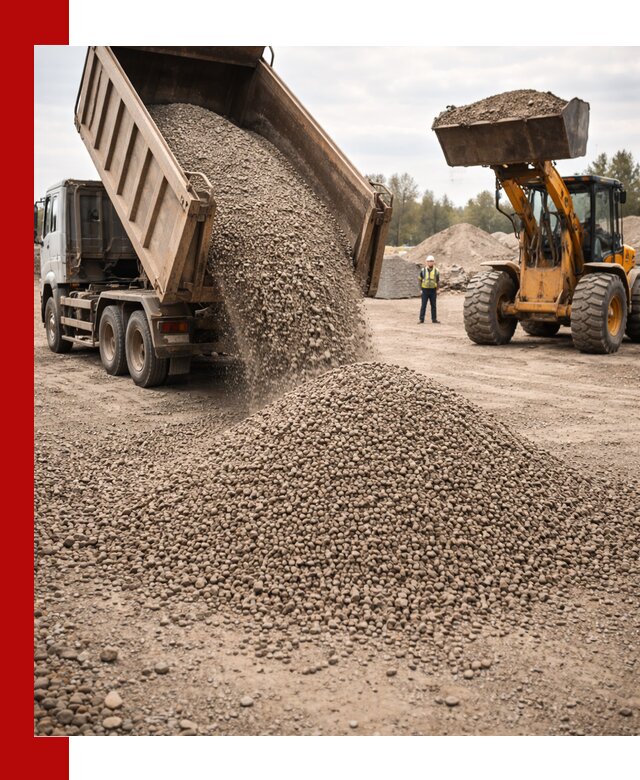 Гравийный щебень фракция 3–10 с доставкой в Солнечногорске