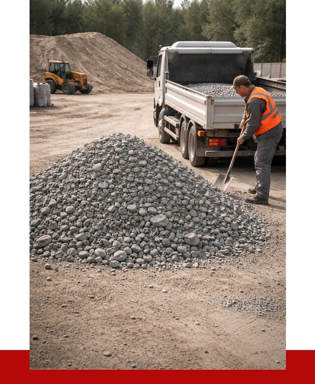 Гравийный щебень фракция 5-10 в Солнечногорске от 2290 р. | ПРОНЕРУДСлн