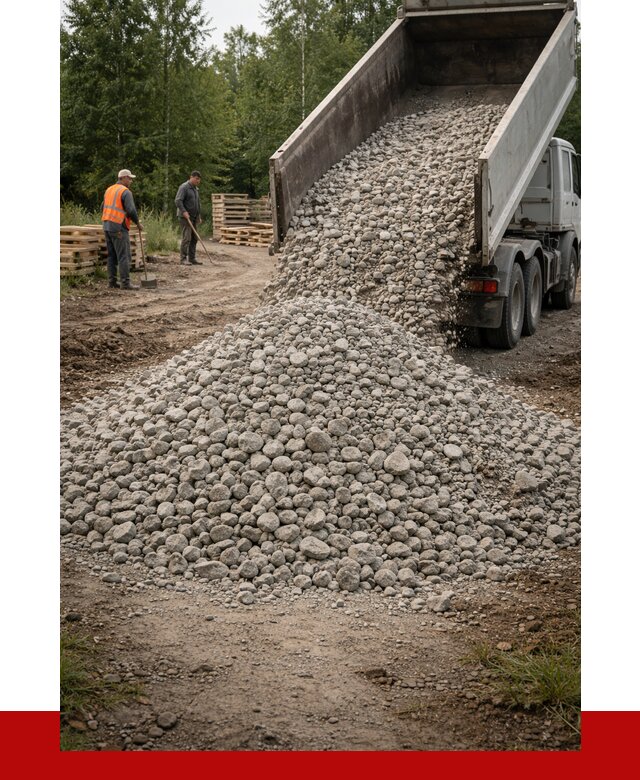 гравийный щебень фракция 70-120 в Солнечногорске от 2550 р. ПРОНЕРУДСлн