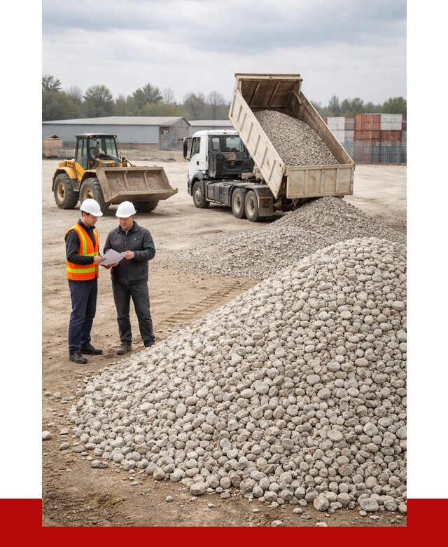 Известняковый щебень в Солнечногорске от 1457 р. доставка | ПРОНЕРУДСлн