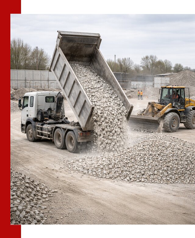 Доставка и продажа известнякового щебня в Солнечногорске