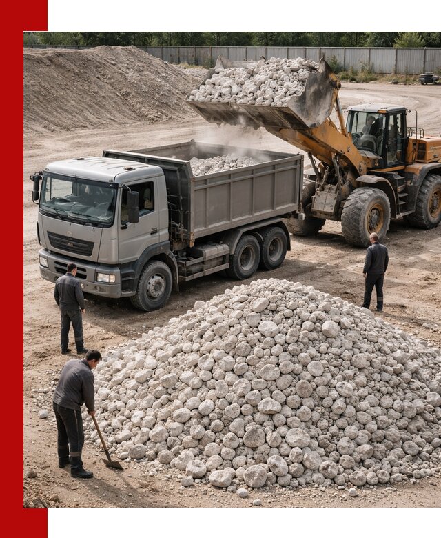 Известняковый щебень фракция 70–150 с доставкой в Солнечногорске