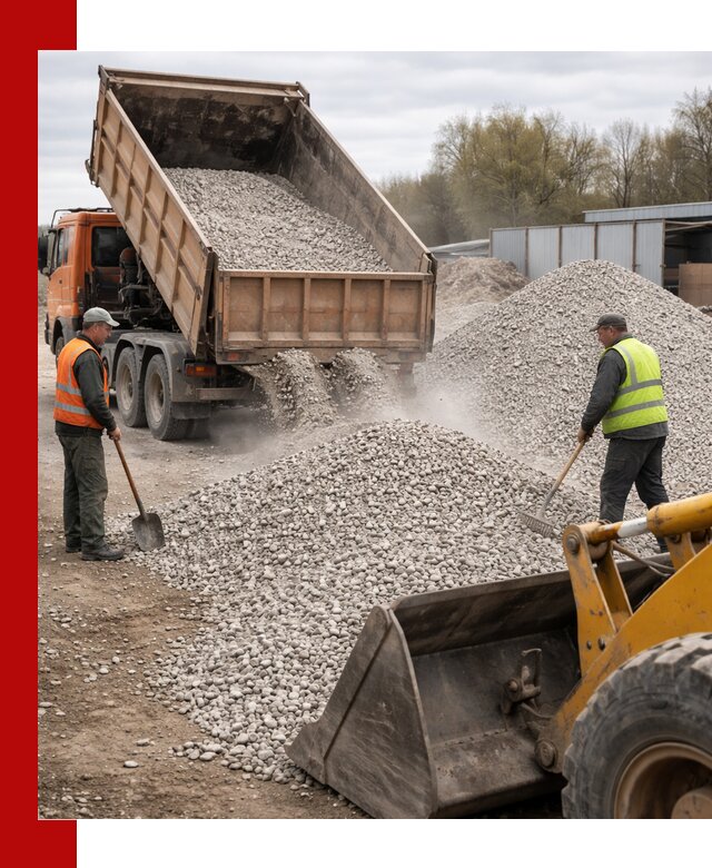 Доломитовый щебень фракции 5-20 с доставкой в Солнечногорске