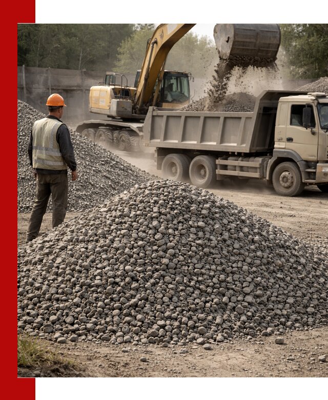 Шлаковый щебень фракция 5-20 с доставкой в Солнечногорске