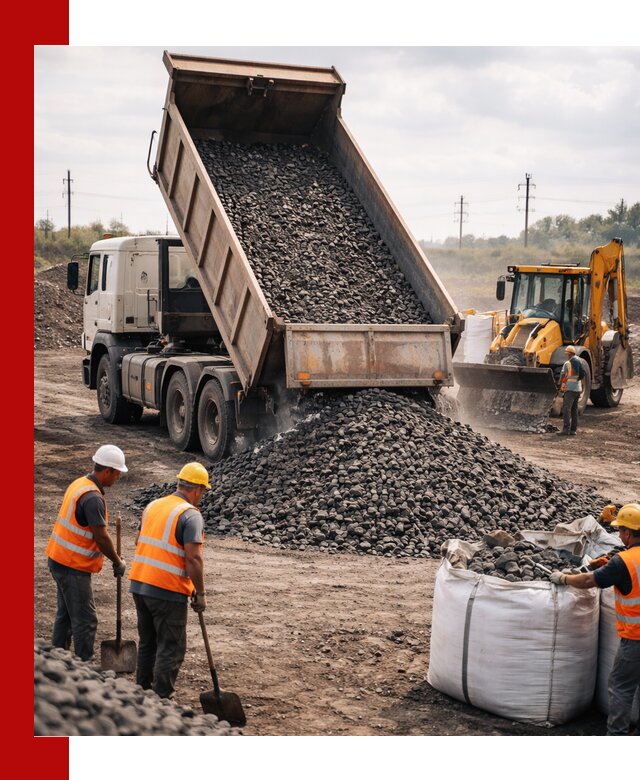 Шлаковый щебень фракция 40-70 с доставкой в Солнечногорске