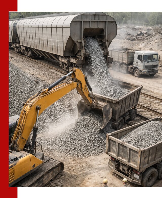 Доставка железнодорожного щебня в Солнечногорске крупными партиями быстрого отгруза