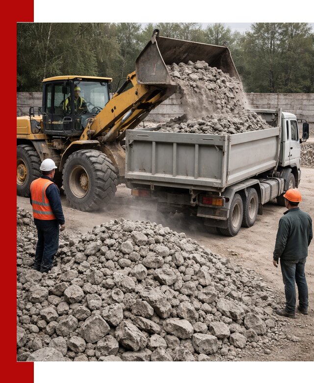 Вторичный щебень фракция 70–150 в Солнечногорске с доставкой