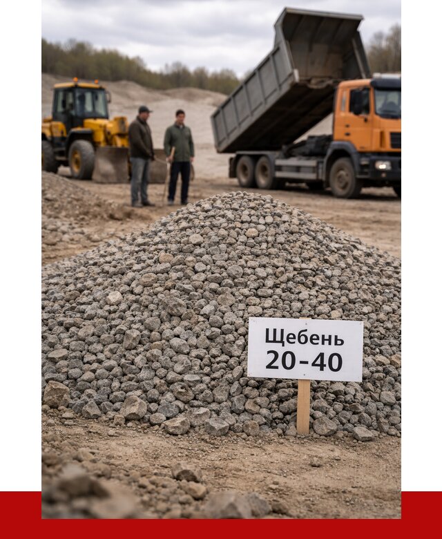 Бетонный щебень фракция 20-40 в Солнечногорске от 2550 р. | ПРОНЕРУДСлн