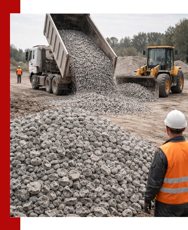 Доставка бетонного щебня фракции 20-40 в Солнечногорске