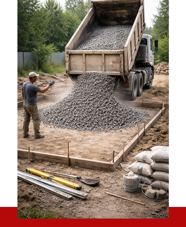 Купить щебень для фундамента в Солнечногорске от 4684 р. | ПРОНЕРУДСлн