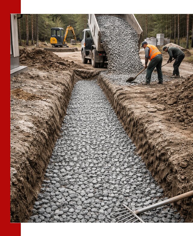 Щебень для дренажа с доставкой в Солнечногорске высокого качества