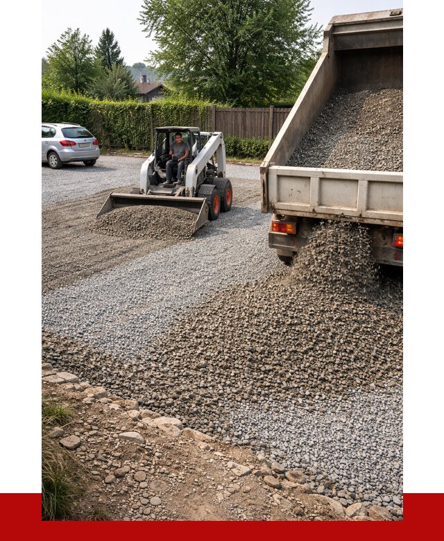 Щебень для парковки в Солнечногорске с доставкой от 1249 р.| ПРОНЕРУДСлн