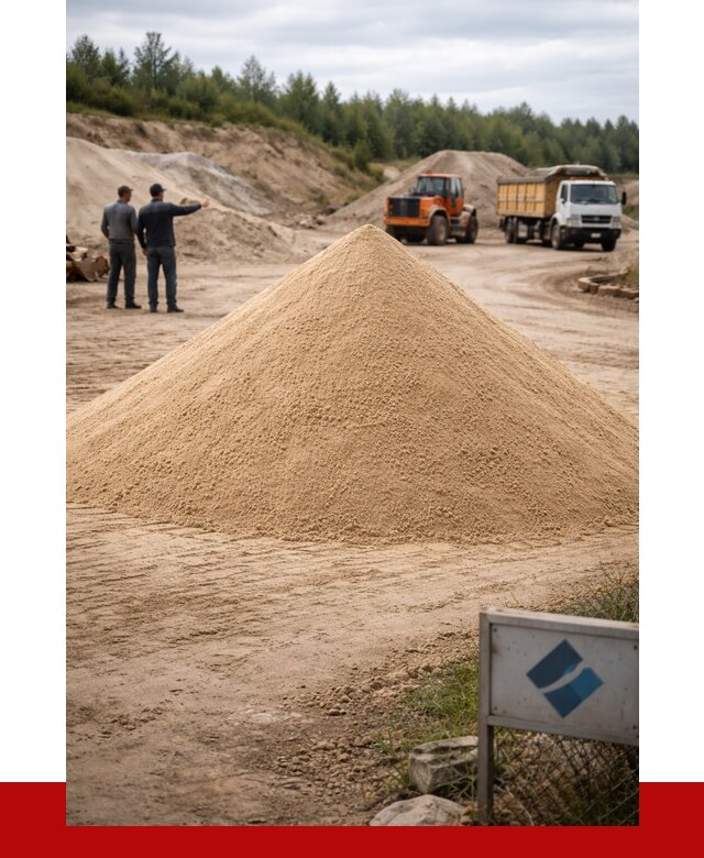 Карьерный песок навалом в Солнечногорске от 1873 р. | ПРОНЕРУДСлн