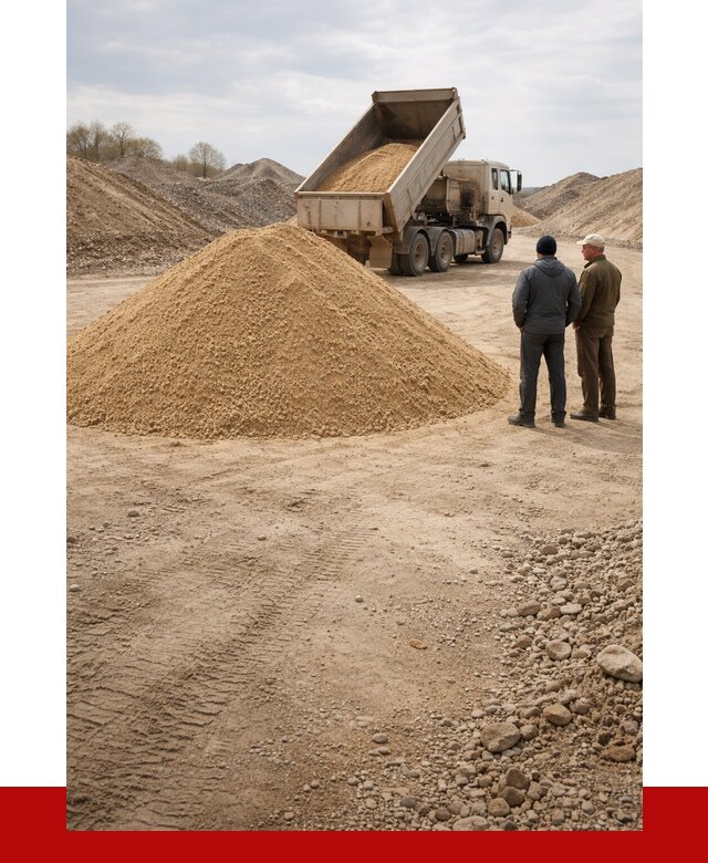 Карьерный песок крупнозернистый в Солнечногорске от 8847 р | ПРОНЕРУДСлн