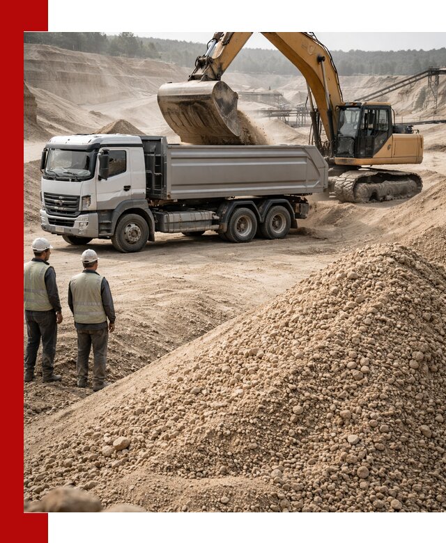 Карьерный крупнозернистый песок с доставкой в Солнечногорске