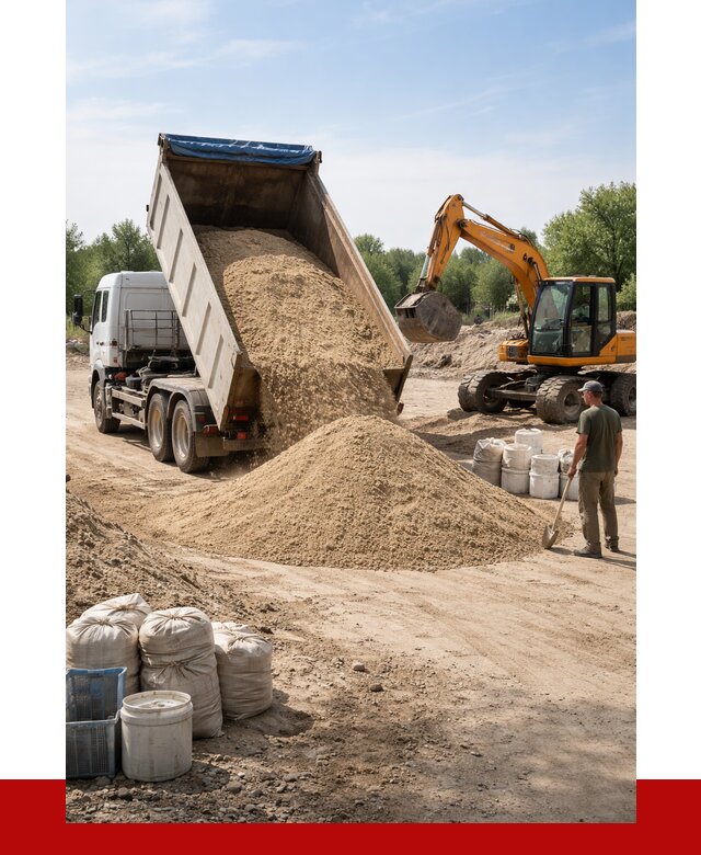 Купить речной песок в Солнечногорске от 1249 р. за куб | ПРОНЕРУДСлн