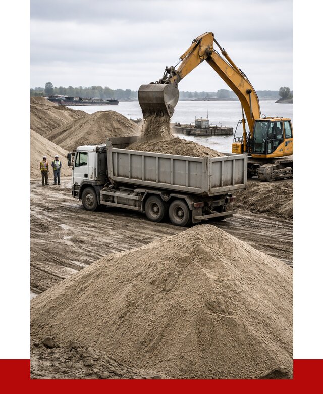 Купить речной песок навалом в Солнечногорске от 1873 р., ПРОНЕРУДСлн