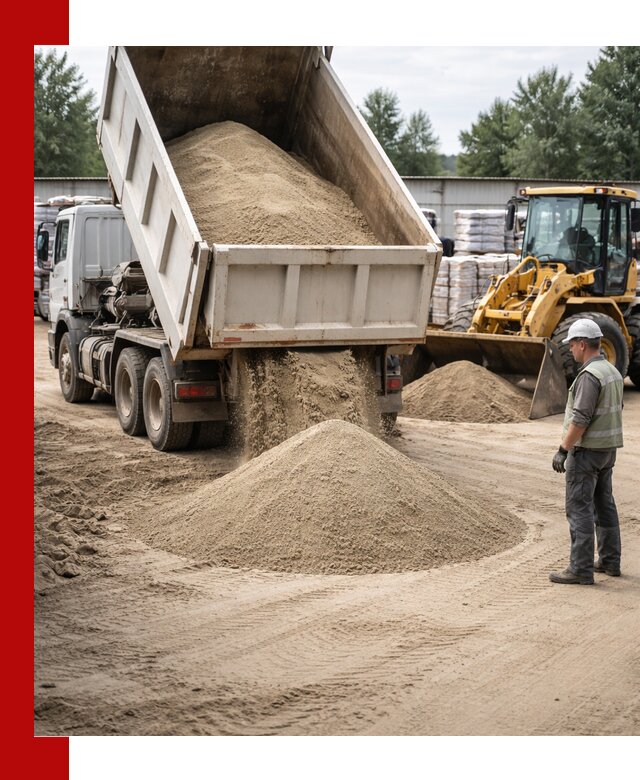 Поставка и доставка песка для бетона в Солнечногорске
