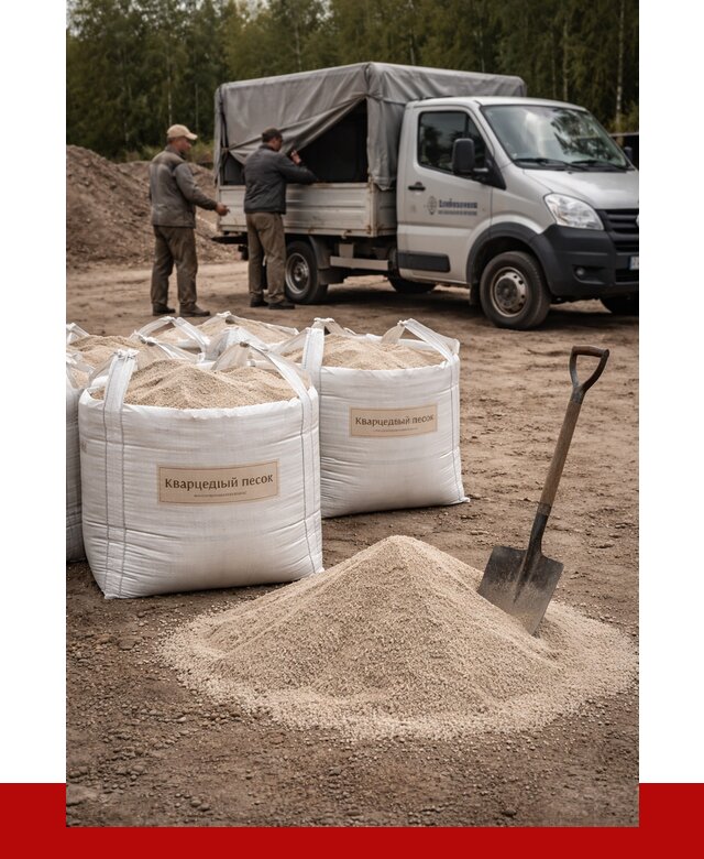 Кварцевый песок для пескоструя в Солнечногорске от 4684 р. | ПРОНЕРУДСлн