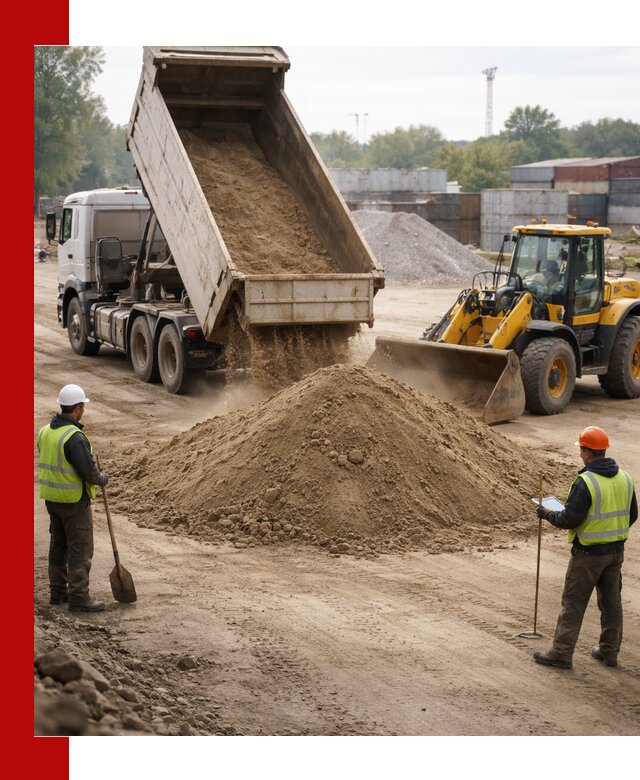 Доставка и продажа пескогрунта оптом и в розницу в Солнечногорске