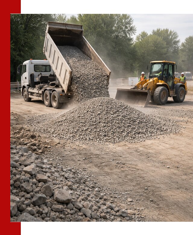 Гравий фракция 5–20 доставка в Солнечногорске оптом и в розницу