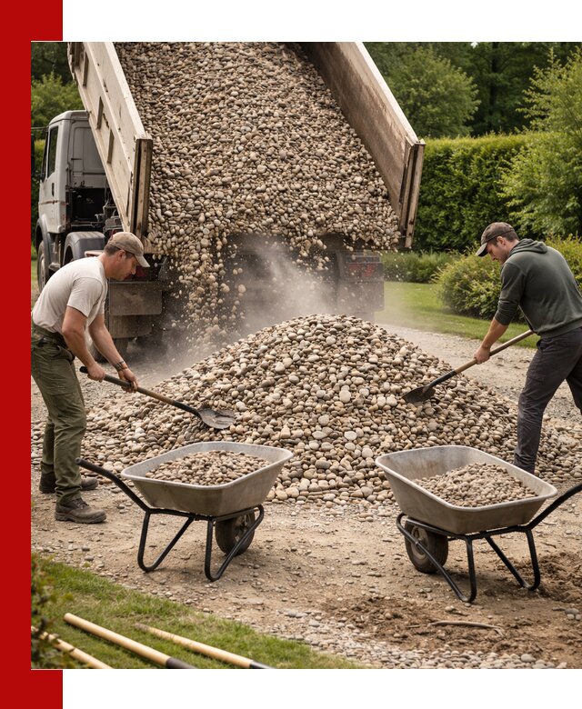 Доставка и продажа декоративной гальки в Солнечногорске