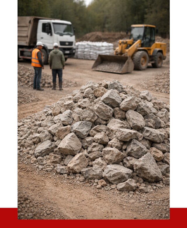 Купить бутовый камень с доставкой в Солнечногорске от 2394 р. | ПРОНЕРУДСлн