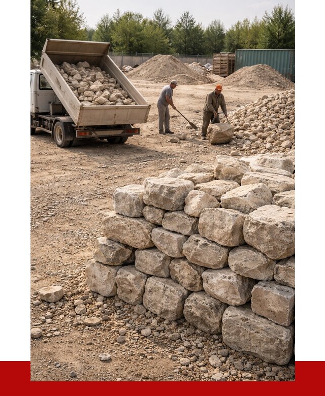 Бутовый камень известняковый в Солнечногорске от 4371 р. | ПРОНЕРУДСлн