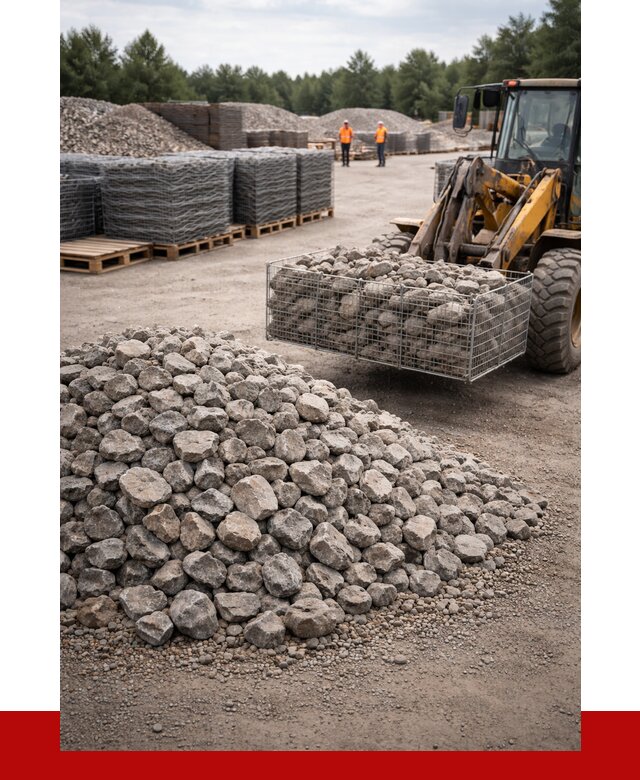 Камень для габионов фракция 70-150 в Солнечногорске от 4371 р. | ПРОНЕРУДСлн