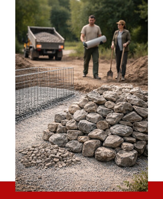 Камень для габионов фракция 100-200 в Солнечногорске от 4996 р. | ПРОНЕРУДСлн