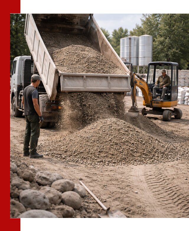 Доставка ПГС С3 в Солнечногорске самосвалами и миксерами