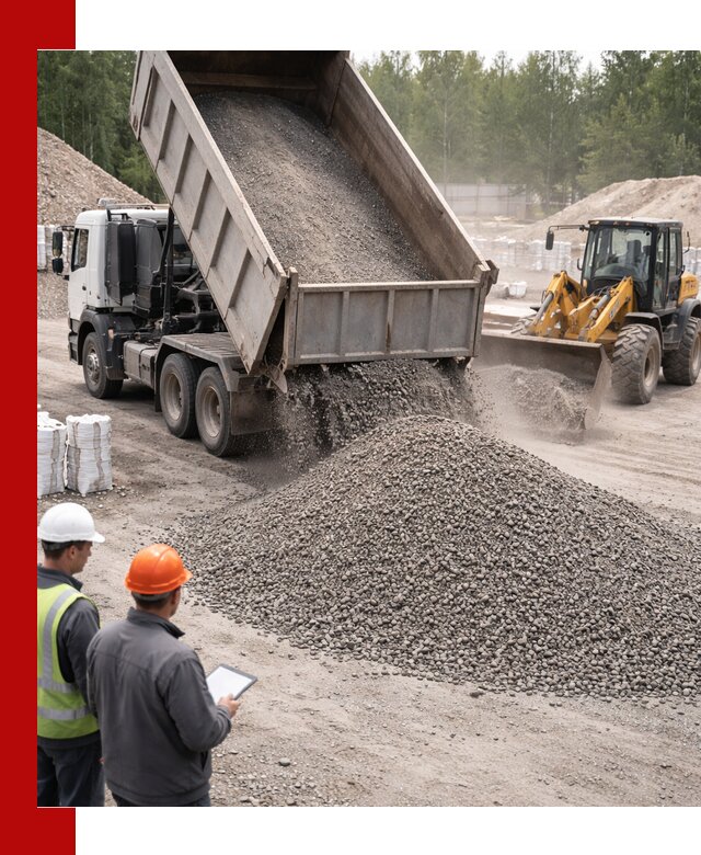 Доставка и продажа гранитного отсева 0-10 в Солнечногорске