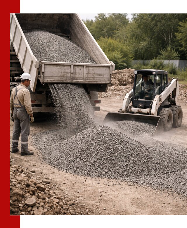 Доставка гравийного отсева 0-5 в Солнечногорске оптом и в розницу