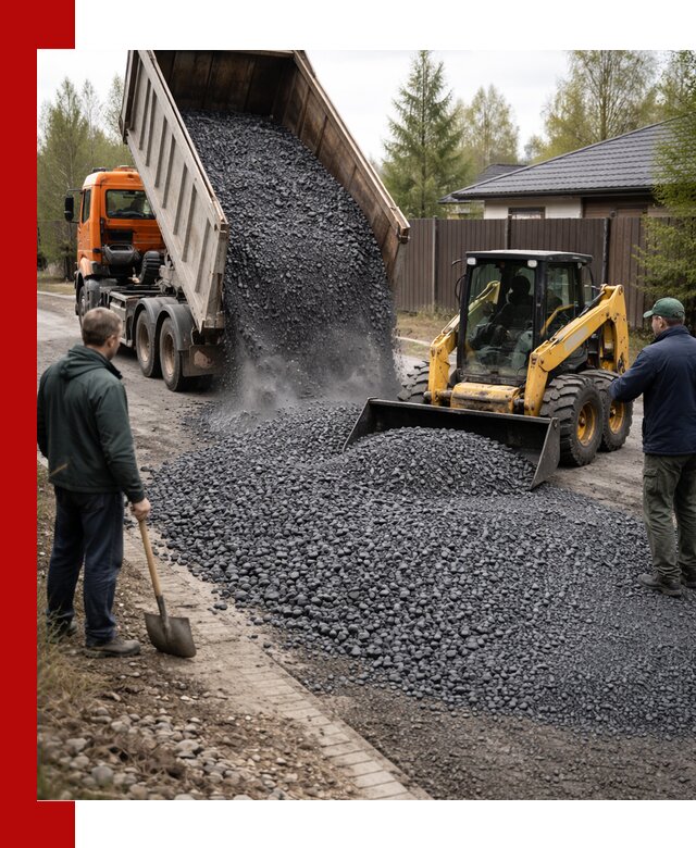 Крошка габбро с доставкой в Солнечногорске для строительных работ