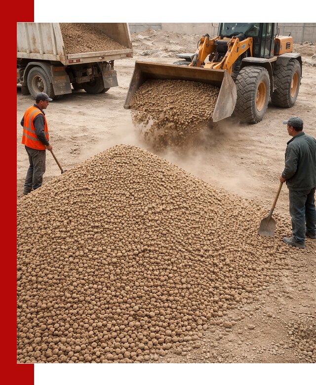 Керамзит фракция 10-20 с доставкой в Солнечногорске