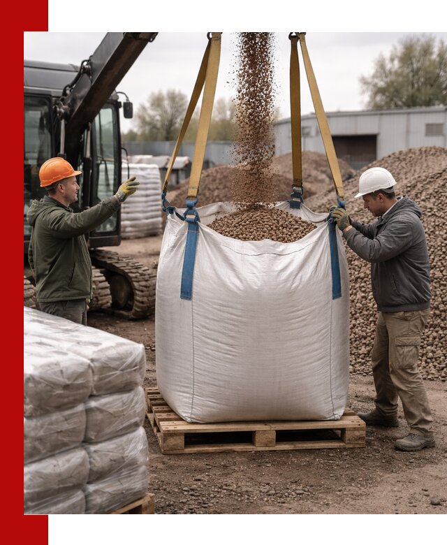 Керамзит в биг-бегах с доставкой в Солнечногорске