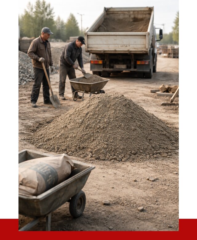 Цементно-песчаная смесь М150 в Солнечногорске от 4892 р. | ПРОНЕРУДСлн