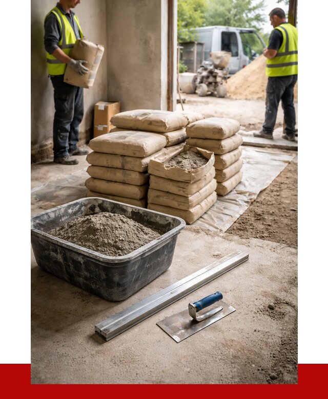 Купить сухую смесь для стяжки в Солнечногорске от 4684 р. | ПРОНЕРУДСлн