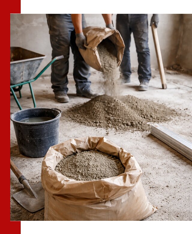 Доставка сухой смеси для стяжки в Солнечногорске