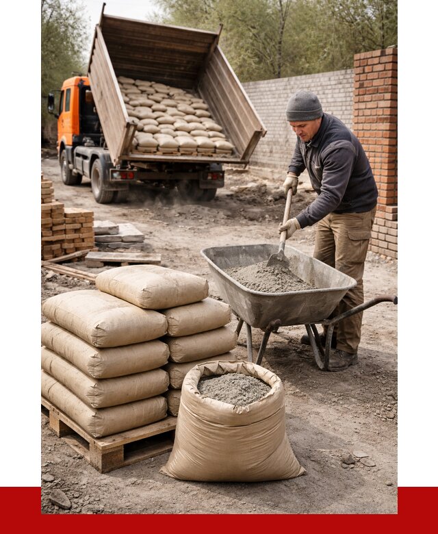 Купить сухую смесь для кладки в Солнечногорске от 1249 р. | ПРОНЕРУДСлн