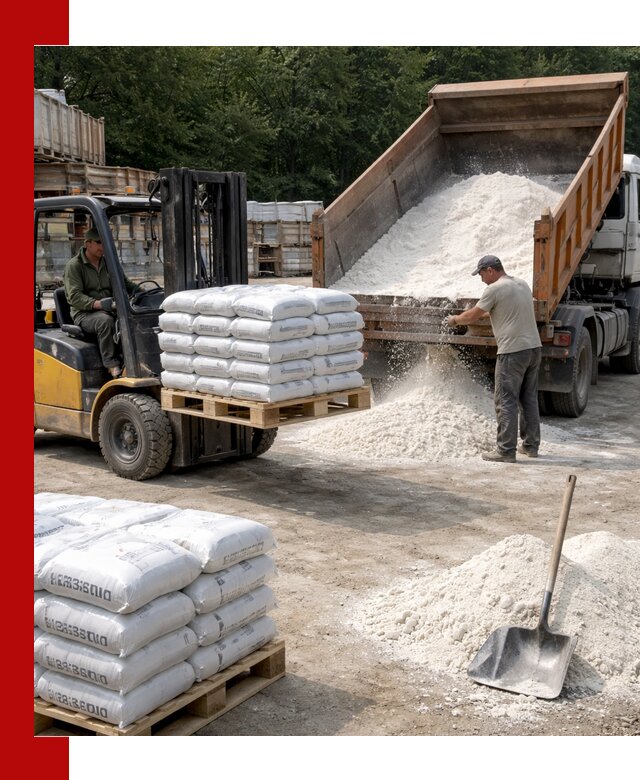 Доставка строительной извести оптом и в розницу в Солнечногорске