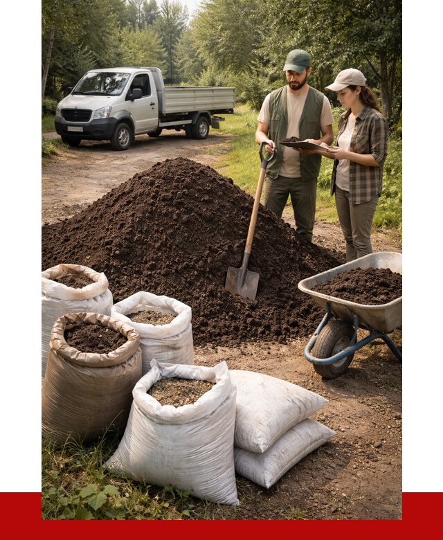 Купить грунт с доставкой в Солнечногорске от 4684 р. за м3 | ПРОНЕРУДСлн