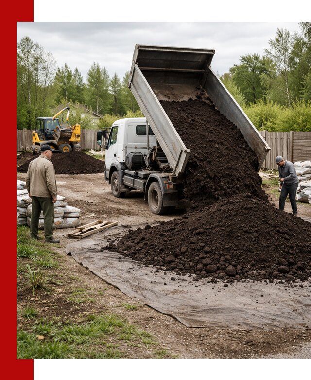 Доставка качественного почвогрунта в Солнечногорске оптом и в розницу