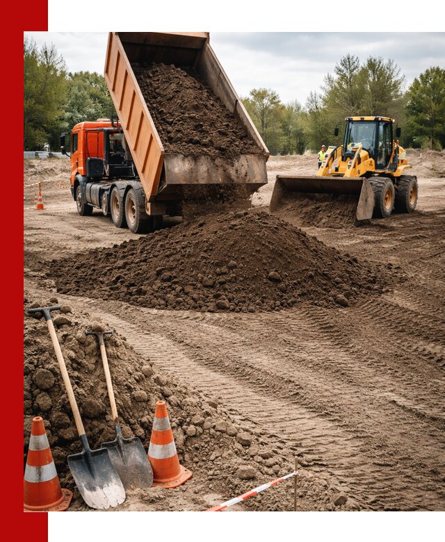 Поставка и доставка планировочного грунта в Солнечногорске