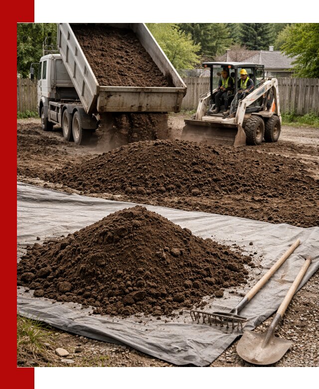 Грунт для отсыпки участка с доставкой в Солнечногорске
